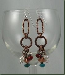 ear turq jasper mixed