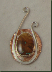 copper back bezel with sire