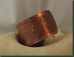 copper on copper bracelet