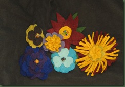 felt flowers