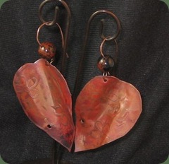 leaf earrings
