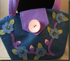 blue purse
