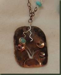 copper pendant